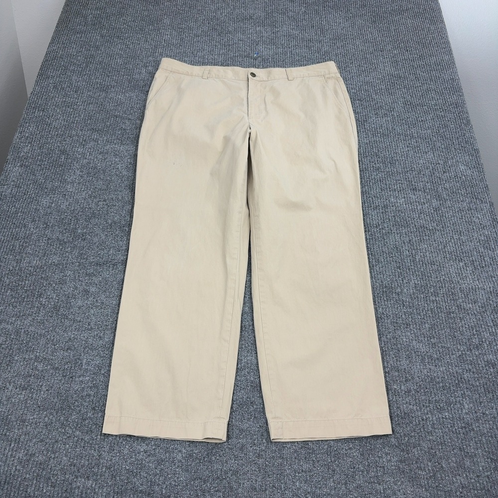 Brooks Brothers Chinos Mens 40x30 Tan Cotton 346 Chino Pants Classic Prep